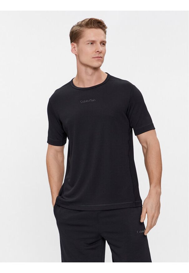Calvin Klein Performance T-Shirt 00GMS4K159 Czarny Regular Fit. Kolor: czarny. Materiał: syntetyk