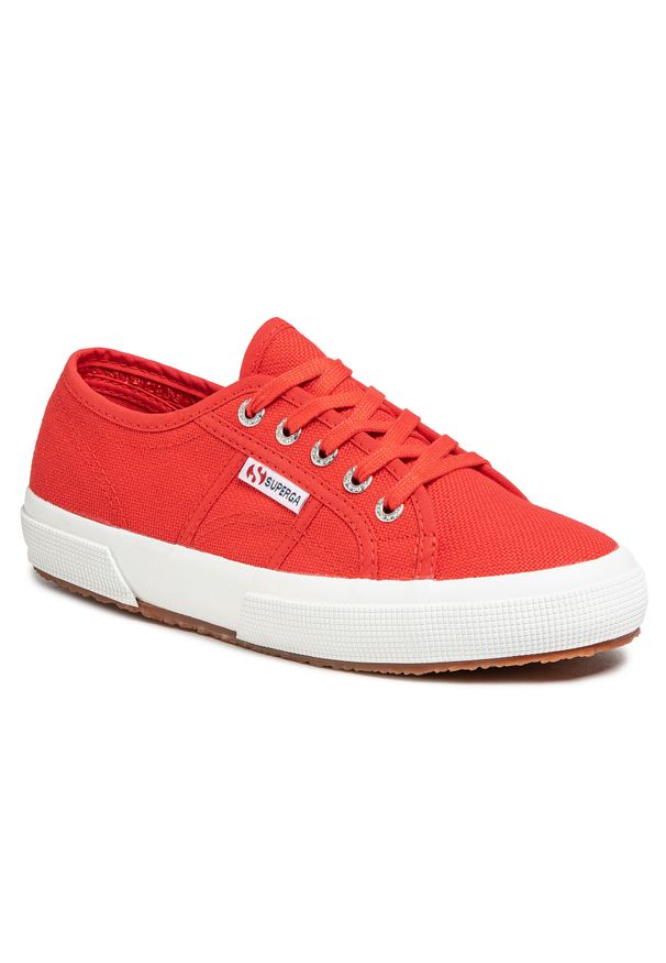 Tenisówki Superga 2750 Cotu Classic S000010 Red/White C90. Kolor: czerwony. Materiał: materiał