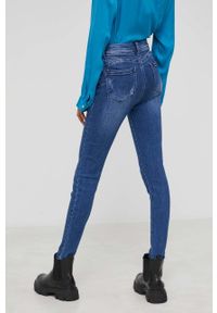 Answear Lab jeansy Push-Up damskie medium waist. Kolor: niebieski. Styl: wakacyjny #2