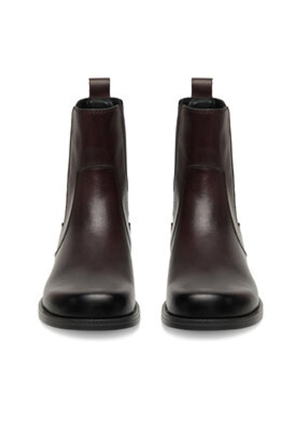 Gino Rossi Sztyblety C-MASSI-25650 Bordowy. Kolor: czerwony. Materiał: skóra