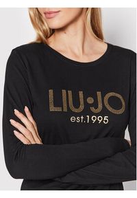 Liu Jo Bluzka WF2485 J6308 Czarny Regular Fit. Kolor: czarny. Materiał: bawełna #4