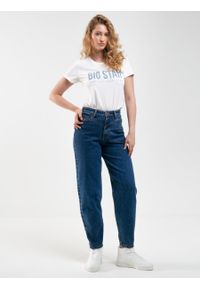 Big-Star - Spodnie jeans damskie mom jeans Ria 320. Kolor: niebieski