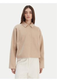 BOSS Kurtka przejściowa Cafeta 50543170 Beżowy Regular Fit. Kolor: beżowy. Materiał: wełna #1