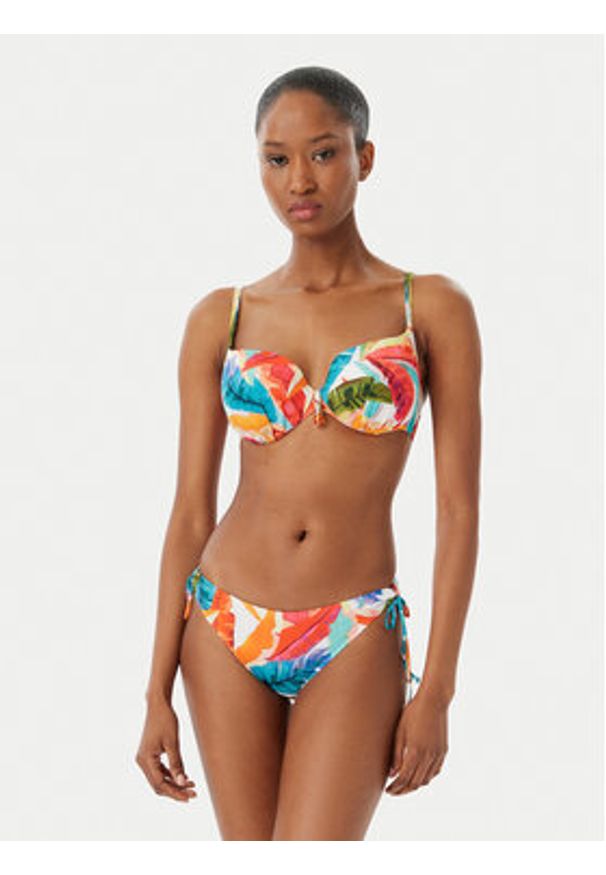 SELMARK - Selmark Dół od bikini BN607 Kolorowy. Materiał: syntetyk. Wzór: kolorowy