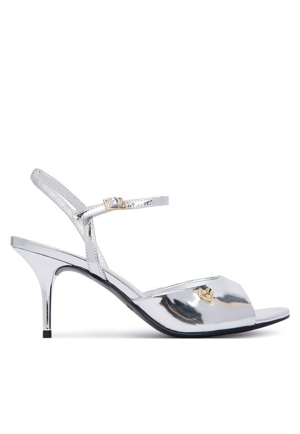 Love Moschino - Sandały LOVE MOSCHINO. Kolor: srebrny