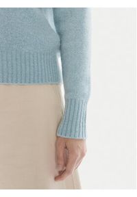 Weekend Max Mara Sweter Visista 2525366122 Błękitny Regular Fit. Kolor: niebieski. Materiał: wełna #5