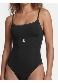 Calvin Klein Swimwear Strój kąpielowy LV00Q61217 Czarny. Kolor: czarny. Materiał: syntetyk #4