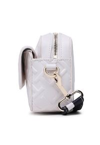 TOMMY HILFIGER - Tommy Hilfiger Torebka Iconic Tommy Camera Bag Mono AW0AW14757 Biały. Kolor: biały. Materiał: skórzane #3