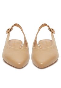 Lasocki Baleriny WYL4048-3Z Beżowy. Kolor: beżowy. Materiał: skóra #5