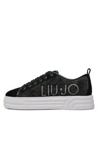 Liu Jo Sneakersy Cleo 26 BA4065 PX373 Czarny. Kolor: czarny. Materiał: zamsz, skóra #5