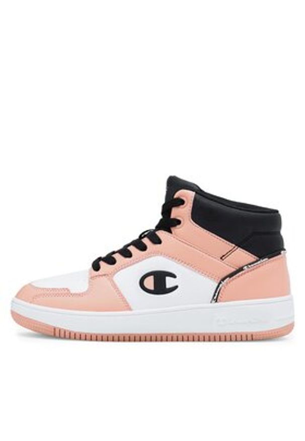 Champion Sneakersy Rebound 2.0 Mid Cut S S11471-PS013 Różowy. Kolor: różowy. Materiał: skóra
