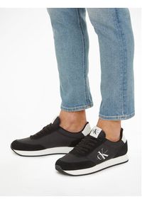 Calvin Klein Jeans Sneakersy Retro Runner Su-Ny Mono YM0YM00746 Czarny. Kolor: czarny #4