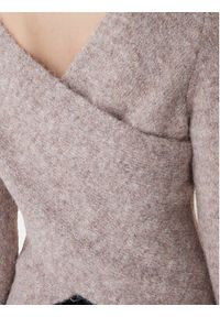 only - ONLY Sweter Zaggie 15376349 Beżowy Regular Fit. Kolor: beżowy. Materiał: syntetyk #5