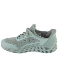 skechers - Buty sportowe Sneakersy damskie, Skechers Slip-Ins: Bobs Geo Lite - Divine Pace. Kolor: zielony. Sport: turystyka piesza
