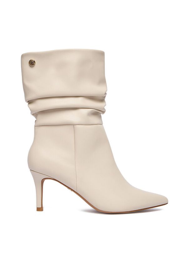 Botki Nine West. Kolor: kremowy