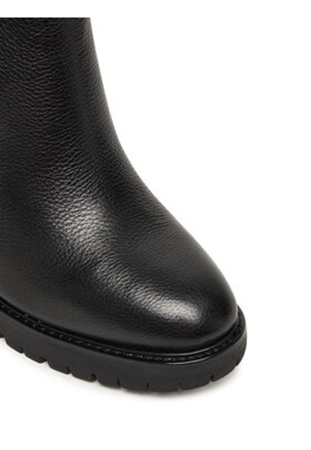 Lauren Ralph Lauren - LAUREN RALPH LAUREN Botki Layne Bo Bte 802974391001 Czarny. Kolor: czarny. Materiał: skóra