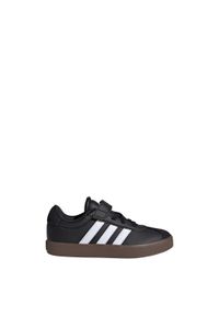 Adidas - Buty VL Court 3.0 Skateboarding Kids. Kolor: biały, wielokolorowy, czarny. Materiał: zamsz. Wzór: gładki. Sport: skateboard