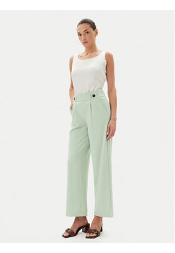 JDY Spodnie materiałowe Geggo 15208430 Zielony Wide Leg. Kolor: zielony. Materiał: syntetyk