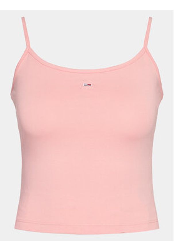 Tommy Jeans Komplet 2 topów Essential DW0DW18148 Kolorowy Regular Fit. Materiał: bawełna. Wzór: kolorowy