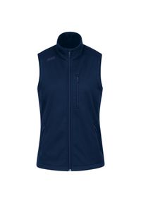 Damska kurtka bez rękawów Jako Premium. Kolor: niebieski. Materiał: softshell. Długość rękawa: bez rękawów #1