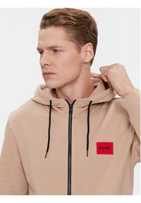 Hugo Bluza Daple212 50447972 Beżowy Regular Fit. Kolor: beżowy. Materiał: bawełna #4