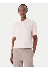 Guess Polo V6GP11 K3278 Różowy Regular Fit. Typ kołnierza: polo. Kolor: różowy. Materiał: bawełna #1