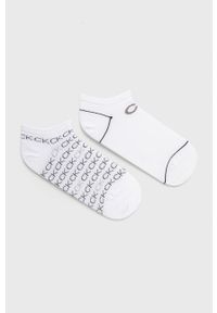 Calvin Klein skarpetki (2-pack) damskie kolor biały. Kolor: biały