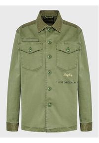 Replay Koszula W2091.000.84503 Zielony Relaxed Fit. Kolor: zielony. Materiał: bawełna #4