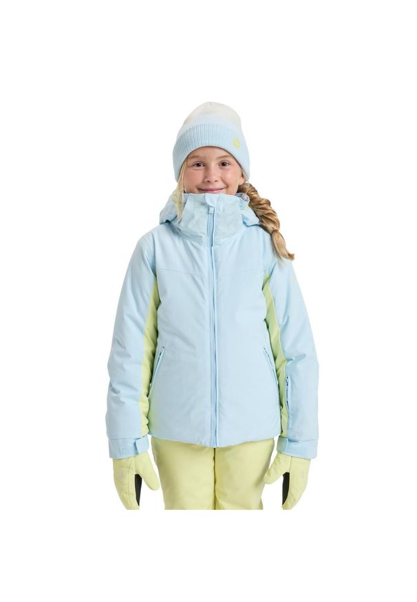 Roxy - Kurtka do sportów zimowych techniczna damska FREE JET BLOCK 10K. Kolor: niebieski. Materiał: poliester, materiał. Sezon: zima. Sport: narciarstwo