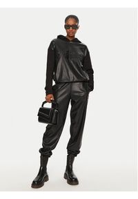 Armani Exchange Spodnie dresowe 6DYP91 YJFLZ 1200 Czarny Regular Fit. Kolor: czarny. Materiał: bawełna