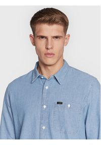 Lee Koszula Leesure L66NMWUF 112145379 Błękitny Regular Fit. Kolor: niebieski. Materiał: bawełna #2