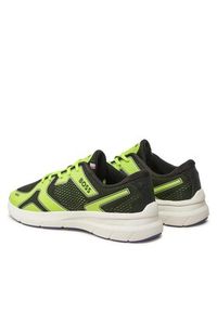 BOSS - Boss Sneakersy Owen Runn 50493217 Zielony. Kolor: zielony. Materiał: materiał
