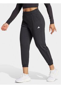 Adidas - adidas Spodnie dresowe Train Essentials Minimal IJ5923 Czarny Regular Fit. Kolor: czarny. Materiał: syntetyk