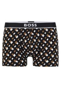 BOSS - Boss Bokserki Trunk 24 50489443 Czarny. Kolor: czarny. Materiał: bawełna