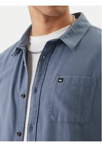 Quiksilver Koszula Motherfly Solid EQYWT04651 Niebieski Regular Fit. Kolor: niebieski. Materiał: bawełna #7