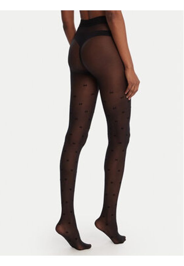 Elisabetta Franchi Rajstopy Damskie CZ-06D-57E2-V120 Czarny. Kolor: czarny. Materiał: materiał