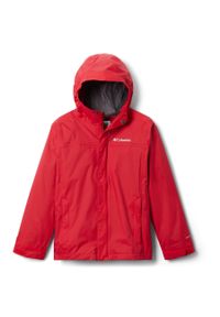 columbia - Kurtka Przeciwdeszczowa Dziecięca Columbia Watertight Jacket. Kolor: czerwony