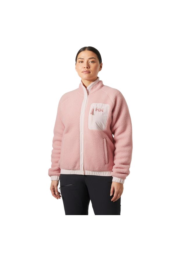 Damski polar Helly Hansen Imperial Pile Snap. Kolor: różowy. Materiał: polar. Sport: turystyka piesza
