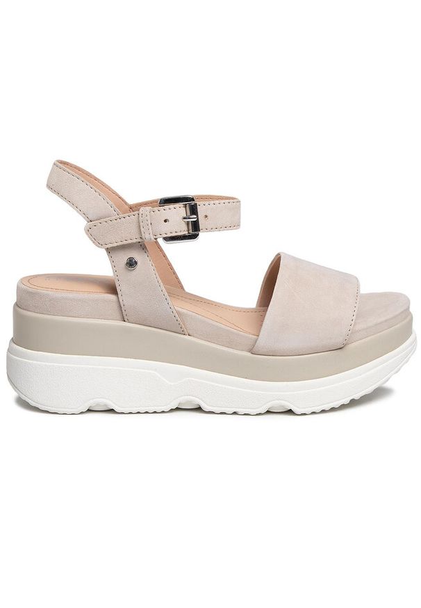 Sandały Geox. Kolor: beżowy