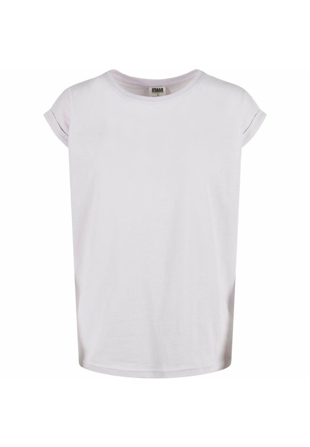 Koszulka damska Urban Classics organic extended shoulder-Duże rozmiary. Kolor: fioletowy