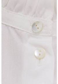 Pennyblack Koszula bawełniana damska kolor biały regular ze stójką. Okazja: na co dzień. Typ kołnierza: kołnierzyk stójkowy. Kolor: biały. Materiał: bawełna. Wzór: gładki. Styl: casual #3