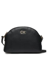 Calvin Klein Torebka Re-Lock Seasonal Crossbody Md K60K611444 Czarny. Kolor: czarny. Materiał: skórzane #1