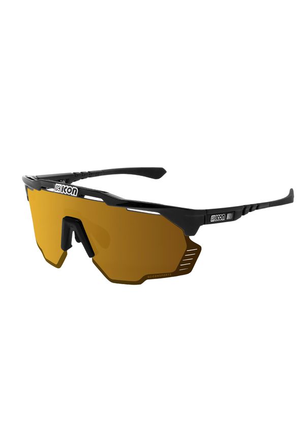 SCICON SPORTS - Okulary Scicon Aeroshade kunken SCNPP black gloss. Kolor: zielony, brązowy, wielokolorowy