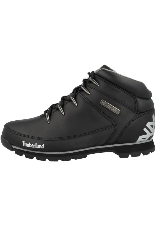 Buty trekkingowe męskie Timberland Euro Sprint. Wysokość cholewki: za kostkę. Zapięcie: sznurówki. Kolor: czarny. Materiał: materiał, syntetyk. Szerokość cholewki: normalna. Sport: bieganie