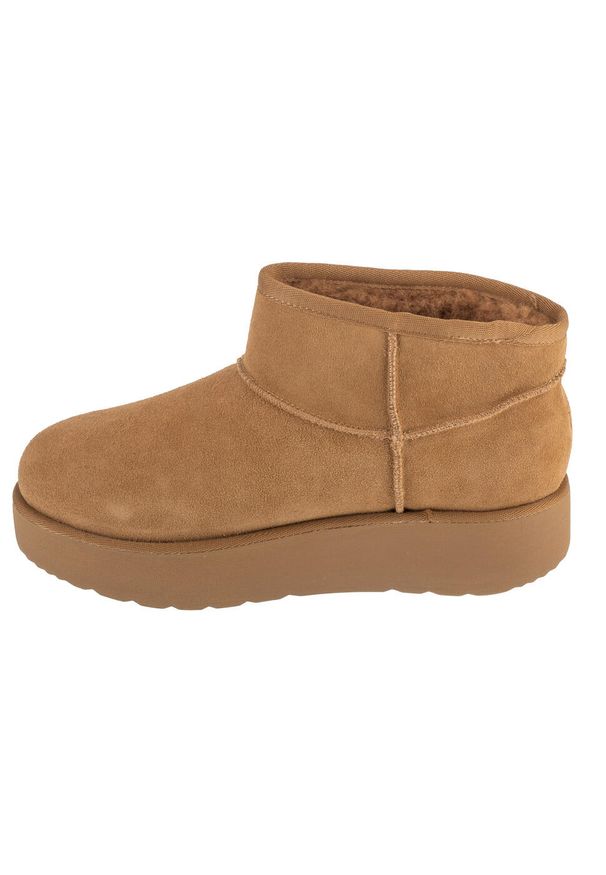 skechers - Buty zimowe damskie, Slip-Ins: Keep Cozy. Kolor: brązowy. Sezon: zima