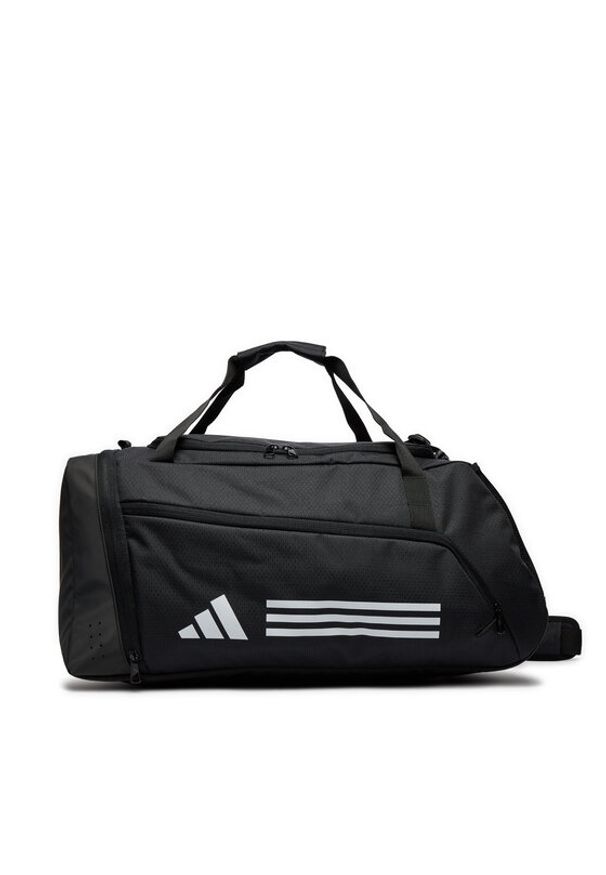 Adidas - adidas Torba Essentials 3-Stripes Duffel Bag IP9863 Czarny. Kolor: czarny. Materiał: materiał