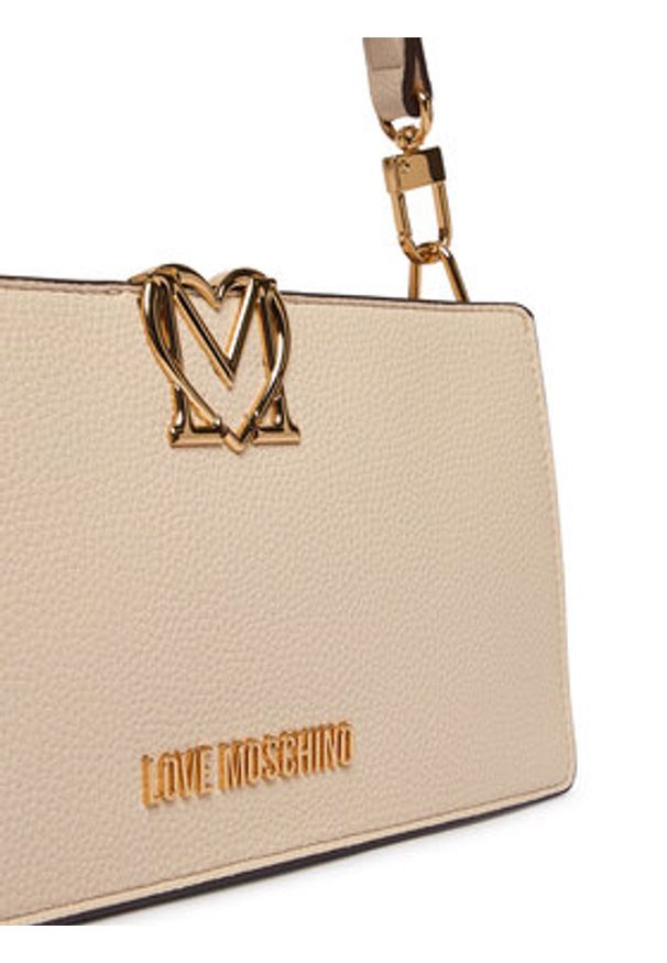 Love Moschino - LOVE MOSCHINO Torebka JC4128PP1OLM0110 Écru. Materiał: skórzane