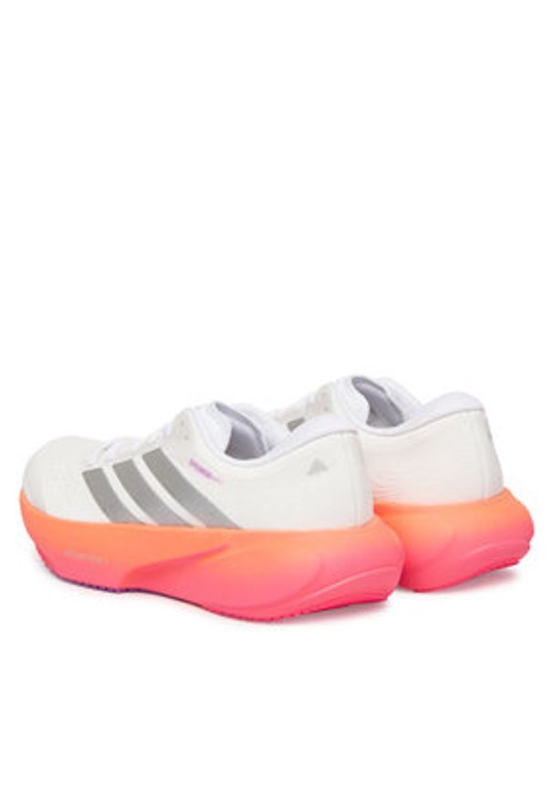 Adidas - adidas Buty do biegania Supernova Rise 3 JR7375 Biały. Kolor: biały. Materiał: materiał