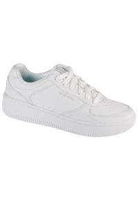 skechers - Buty sportowe damskie Skechers Sport Court 2.0 Core Essent. Kolor: biały. Model: Skechers Sport. Sport: turystyka piesza