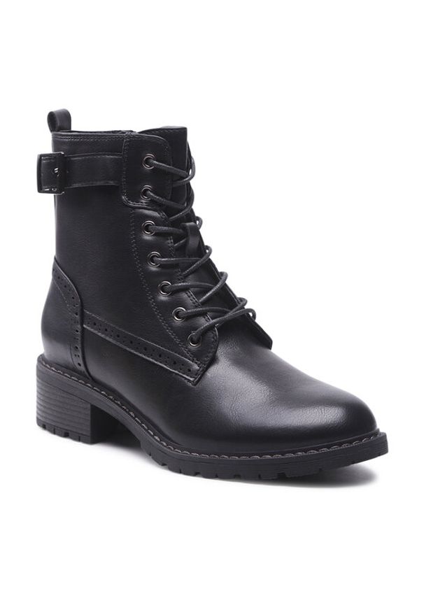 Clara Barson Trzewiki WYL2717-6 Czarny. Kolor: czarny. Materiał: skóra